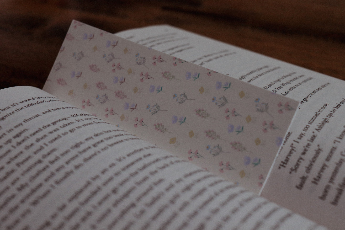 "Field Notes" Floral Bookmark