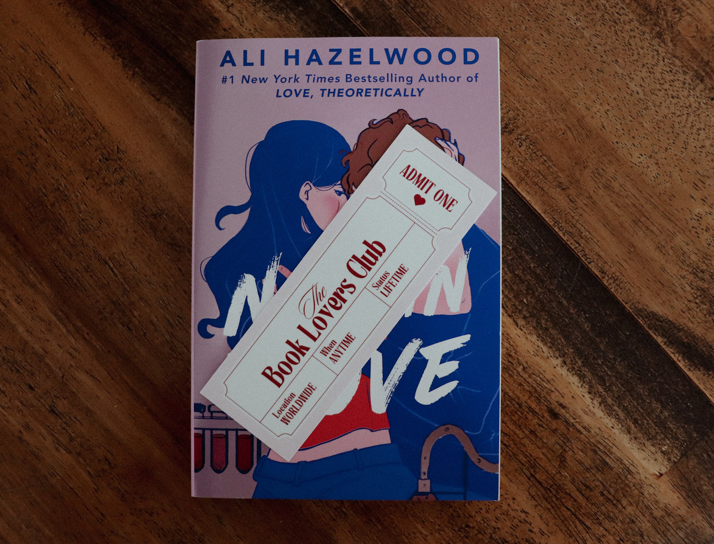 "Book Lovers Club" - Bookmark