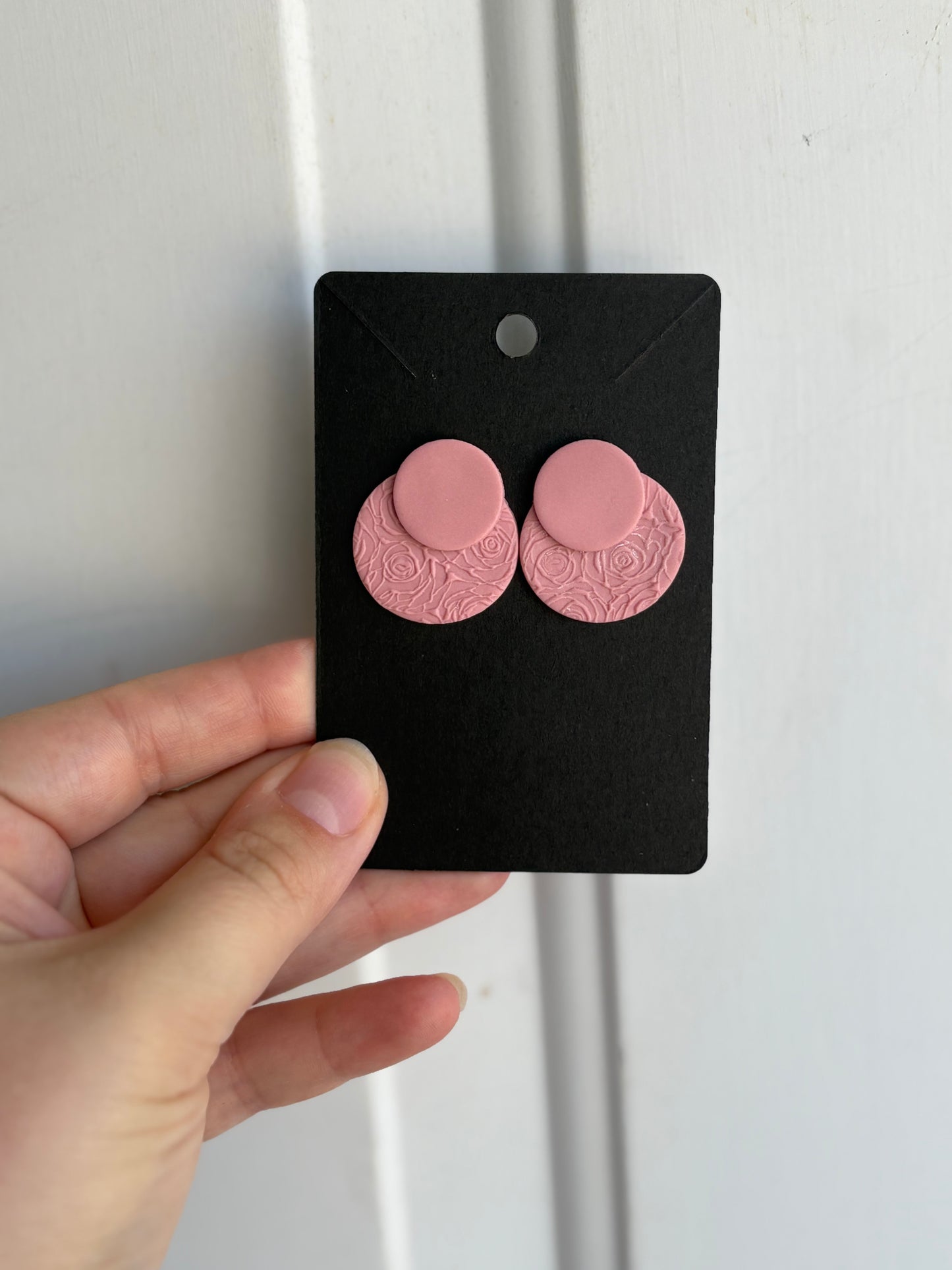 Rose Textured Studs