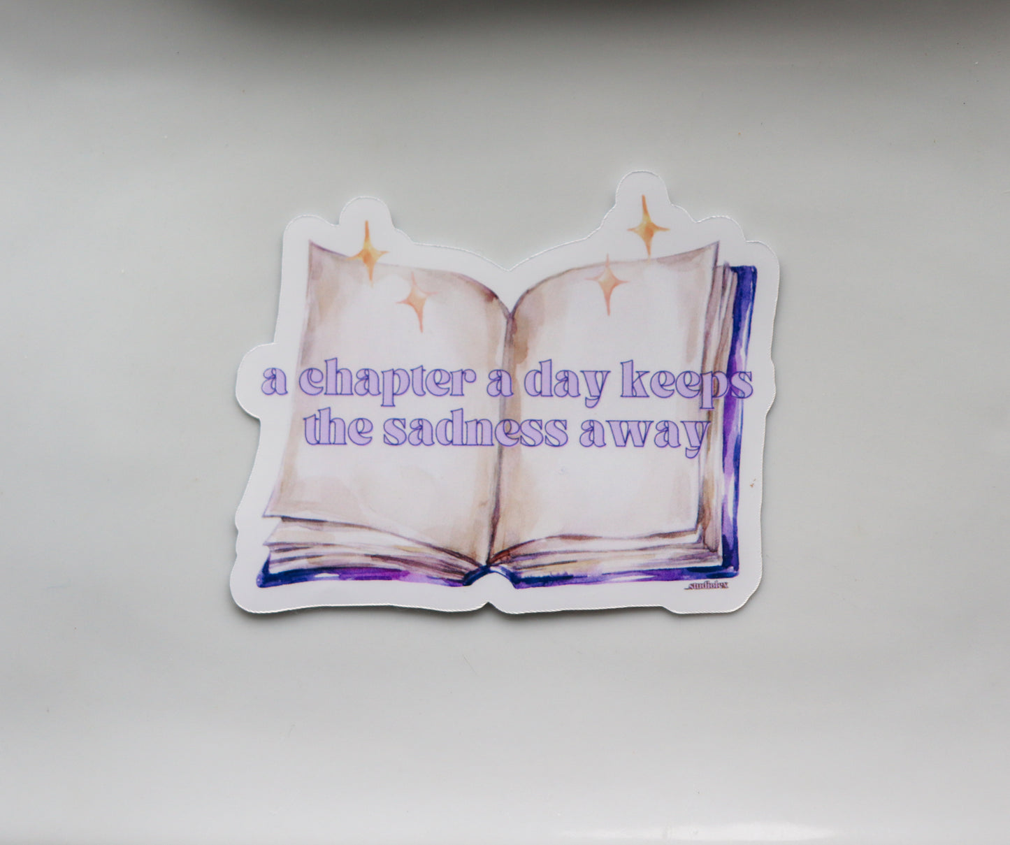 Bookish Sticker - A Chapter a Day...