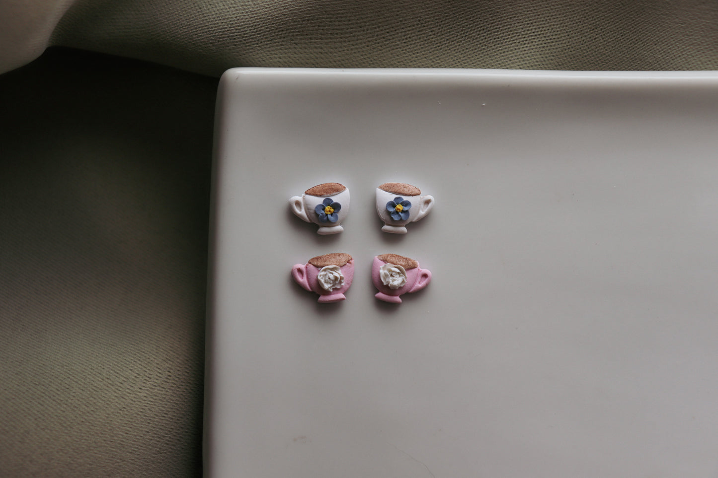 Tea Cups (Studs)