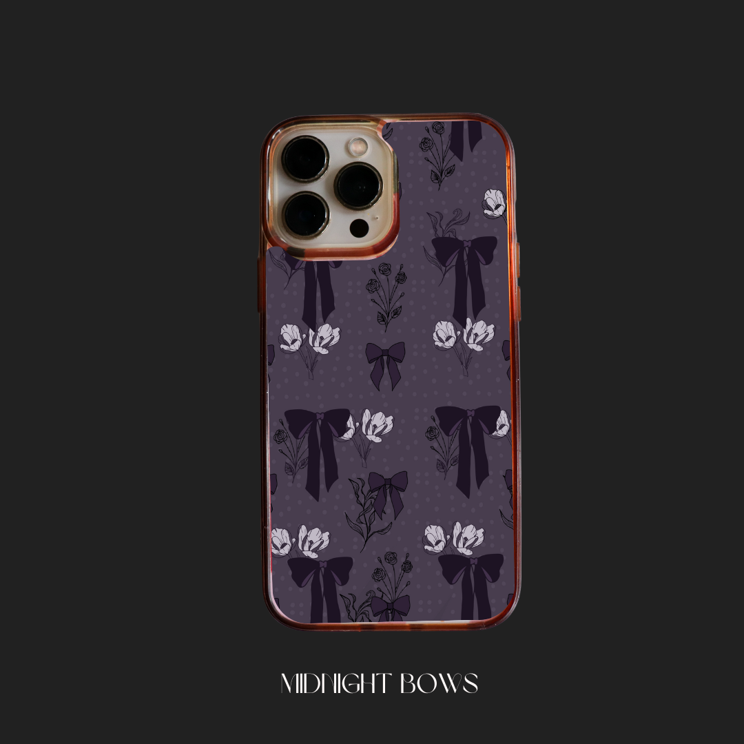 Midnight Bows Phone Case Insert