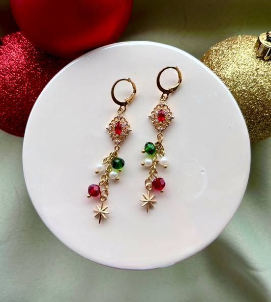 Vintage Noel - Beaded Dangles (RESTOCKED-LIMITED QUANTITY)