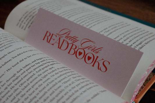 "Pretty Girls Read Books" Bookmark