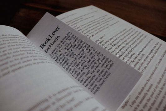 "Book Lover (n.)" Definition Bookmark