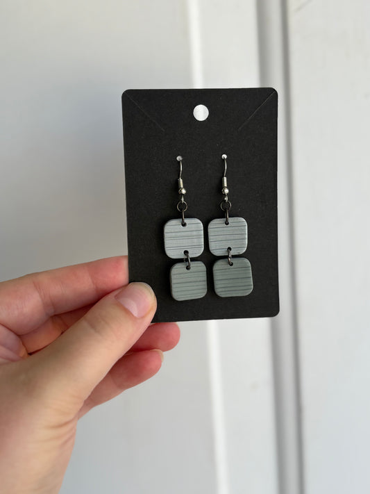 Textured Two-Tone Squares