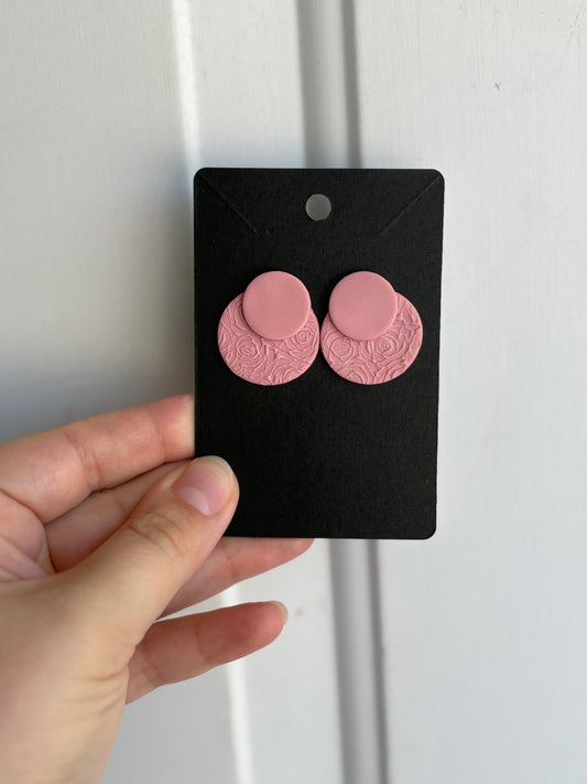 Rose Textured Studs