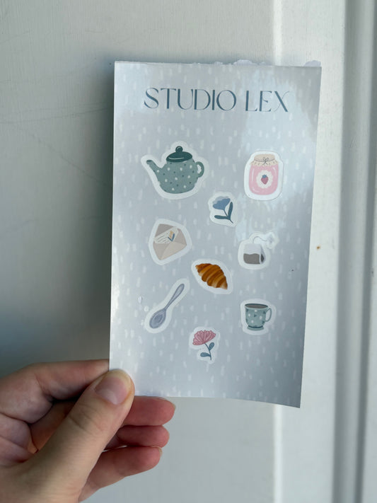 Tea Time Sticker Sheet