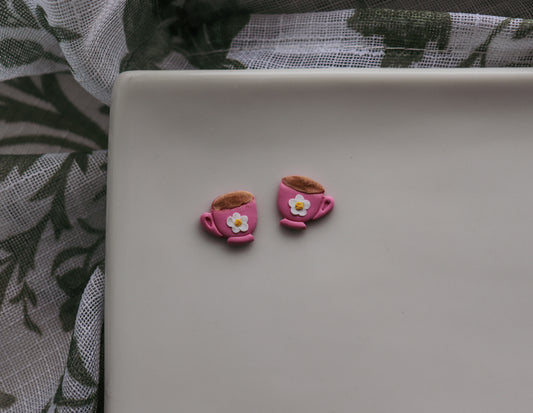 Flower Tea Cups (Studs)