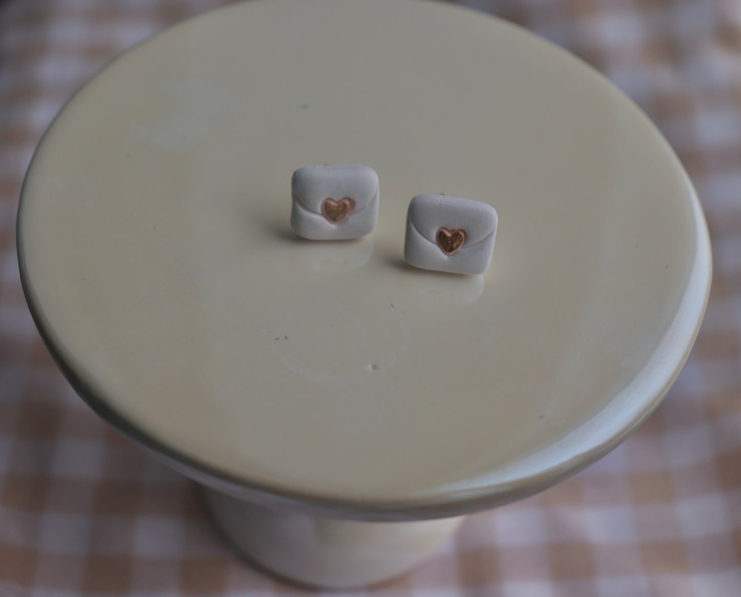 Love Letter Stud Earrings — Imperfect Pair