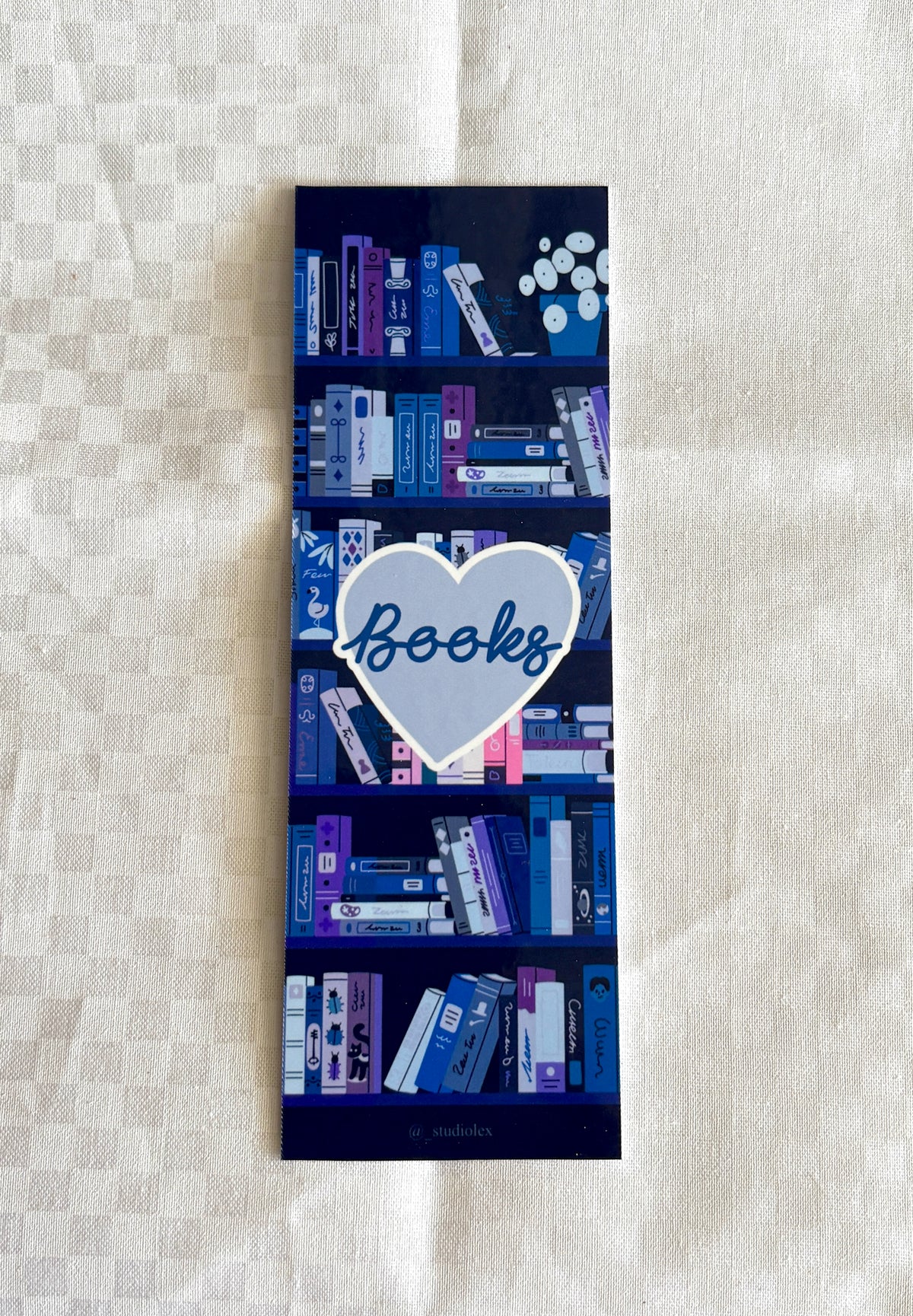 Book Lover (Blue) - Bookmark