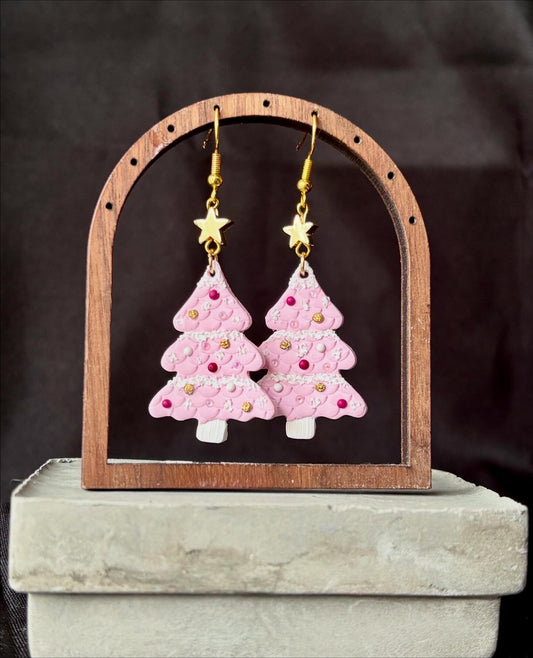 Cotton Candy Christmas - Dangles