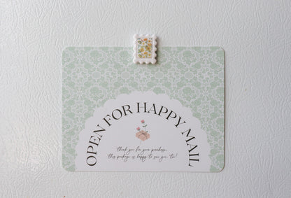 Floral Stamp Polymer Clay Fridge Magnets (Set of 3)