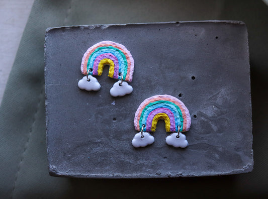 Pastel Rainbow Studs
